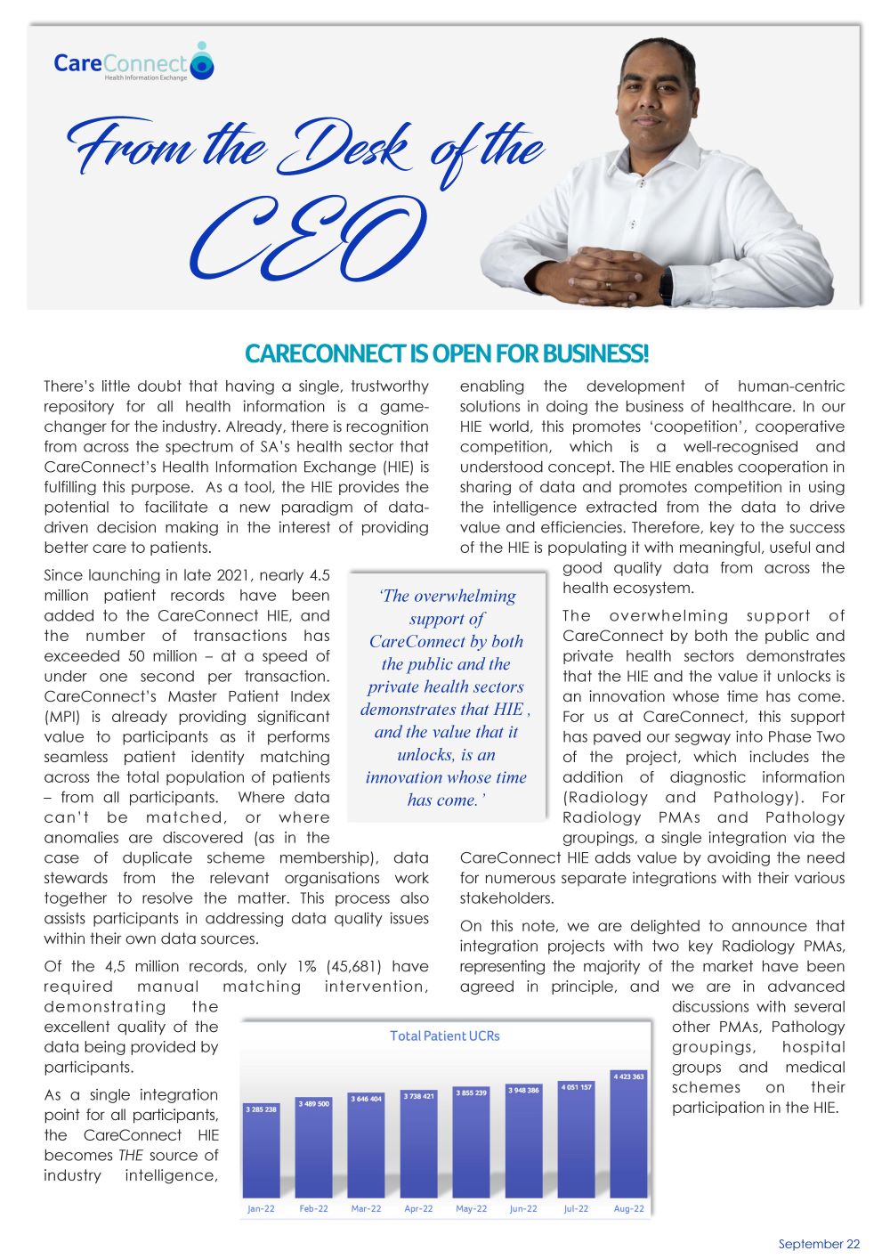 CareConnect Newsletter September 2022